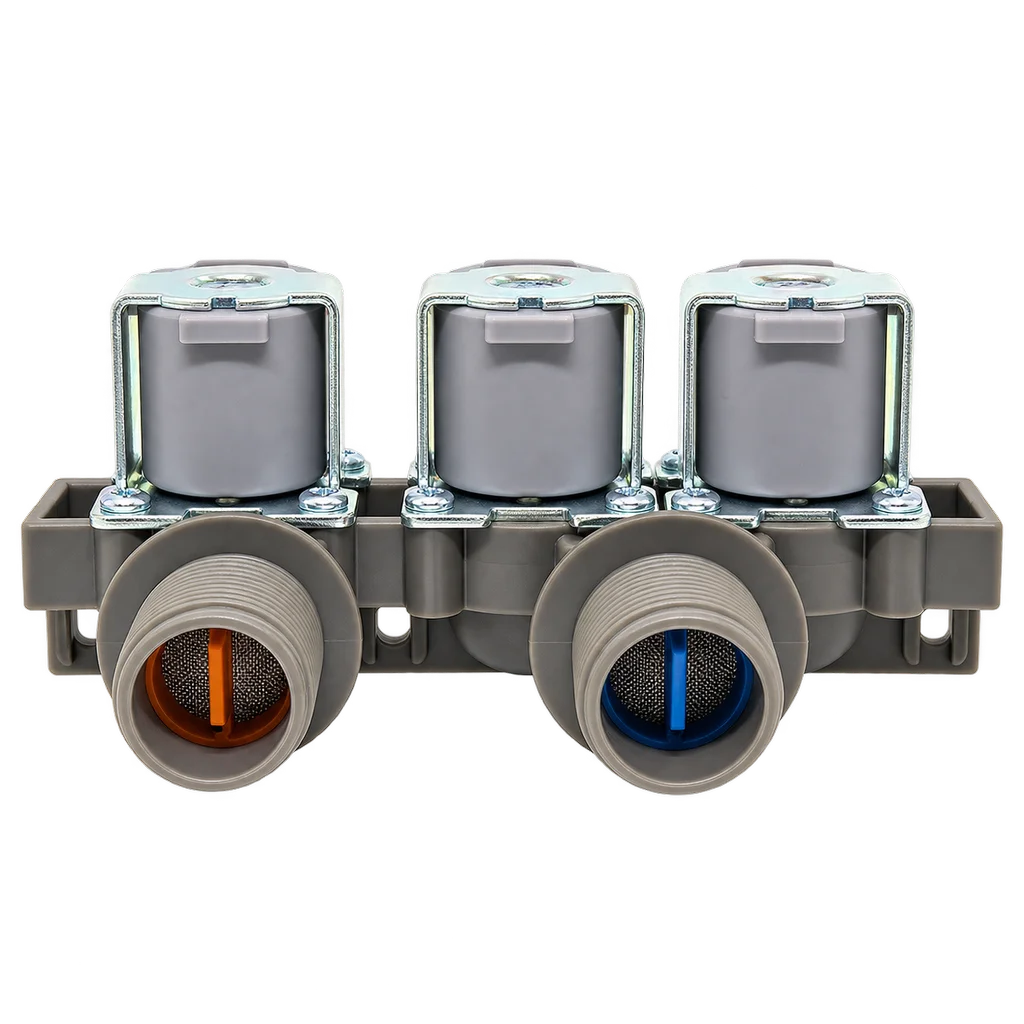 VALVULA ENTRADE DE AGUA 3 BOBINAS HACEB SAMSUNG